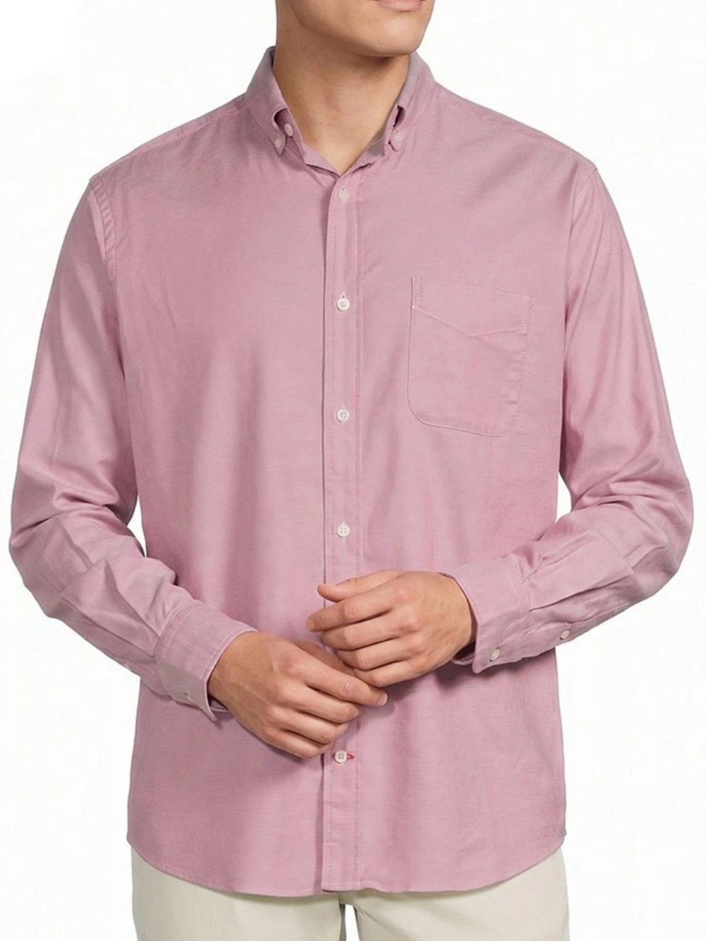 Daniel Cremieux Men's Button-Down Shirt - Dusty Rose